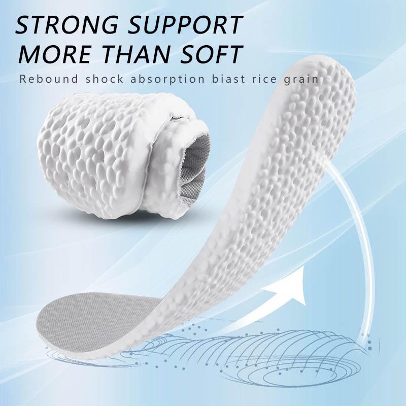 🦶 Flexible Anti-Flatfoot Corrective Rebound Antibacterial Athletic Insoles 🛡️🦠