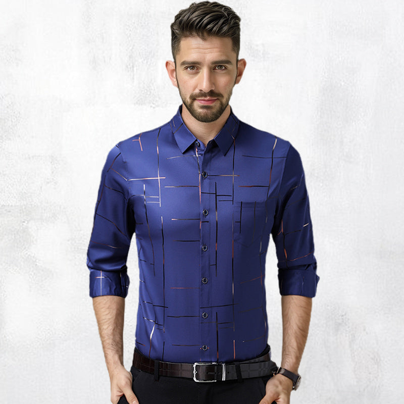 🔥BIG Discount🔥Men's Wrinkle-Free Business Stretch Shirt
