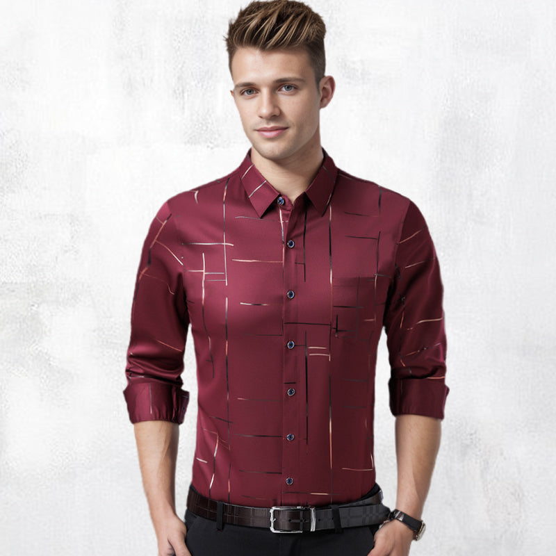 🔥BIG Discount🔥Men's Wrinkle-Free Business Stretch Shirt