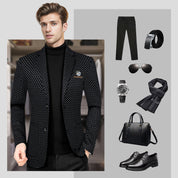 🔥Warm and stylish✨Men's Slim-fit Casual Suit Jacket — Free Shipping✈️