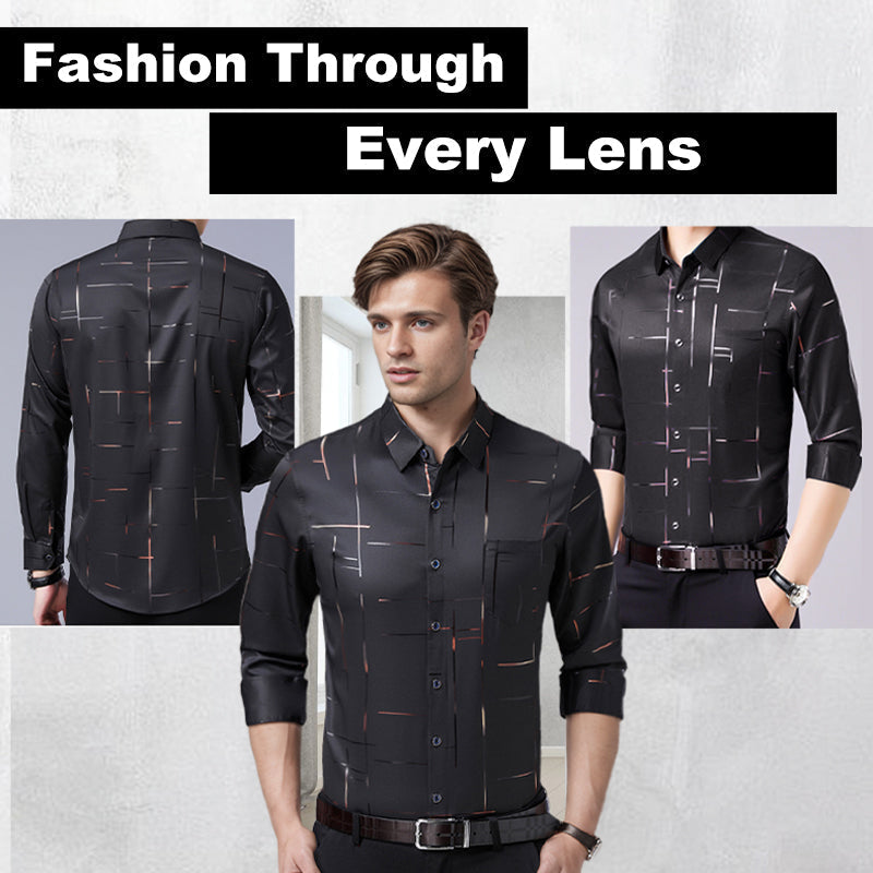 🔥BIG Discount🔥Men's Wrinkle-Free Business Stretch Shirt
