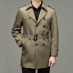🎁Today's Special: 65% OFF|Men's Double-Breasted Windproof Trench Coat