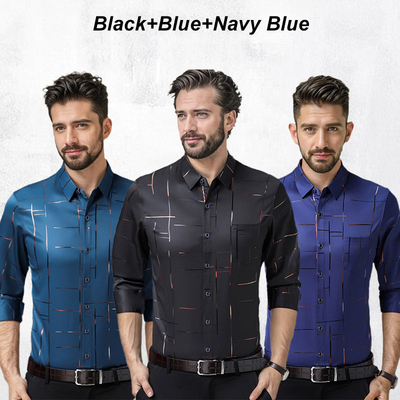 🔥BIG Discount🔥Men's Wrinkle-Free Business Stretch Shirt