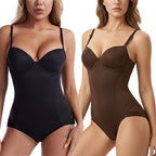 🏆Shapewear Bodysuit with Bra | Ruched Slimming Adjustable Waist✨