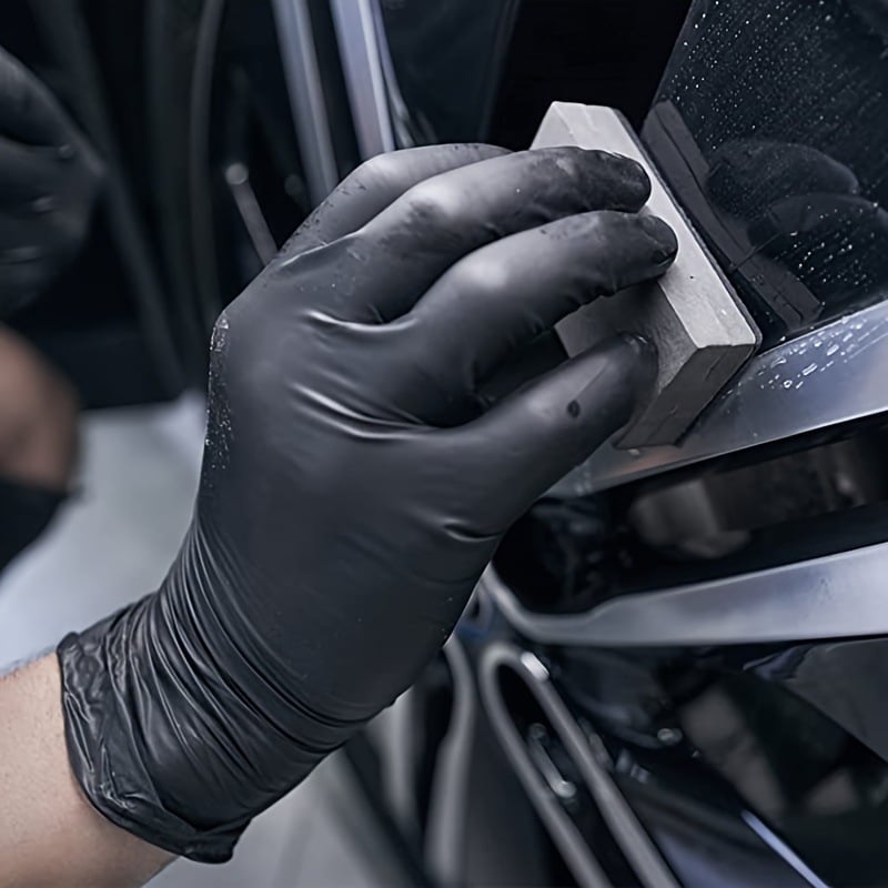 🔥Christmas Sale 49% OFF🎅100/50PCS Black Nitrile Disposable Glove