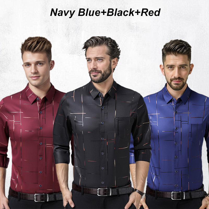 🔥BIG Discount🔥Men's Wrinkle-Free Business Stretch Shirt