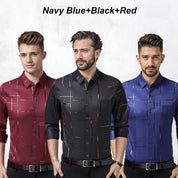 🔥BIG Discount🔥Men's Wrinkle-Free Business Stretch Shirt
