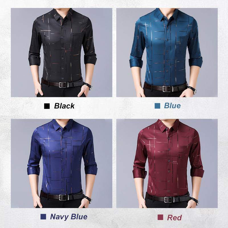 🔥BIG Discount🔥Men's Wrinkle-Free Business Stretch Shirt