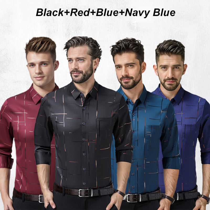 🔥BIG Discount🔥Men's Wrinkle-Free Business Stretch Shirt