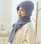 🔥🎅EARLY CHRISTMAS SALE -49% OFF🎄Winter Versatile Knitted Hooded Scarf for Women