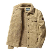 Men's Fleece Thickened Casual Thermal Jacket