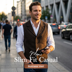 🔥Hot Sale Offers-Men's Slim Fit Casual Business Vest