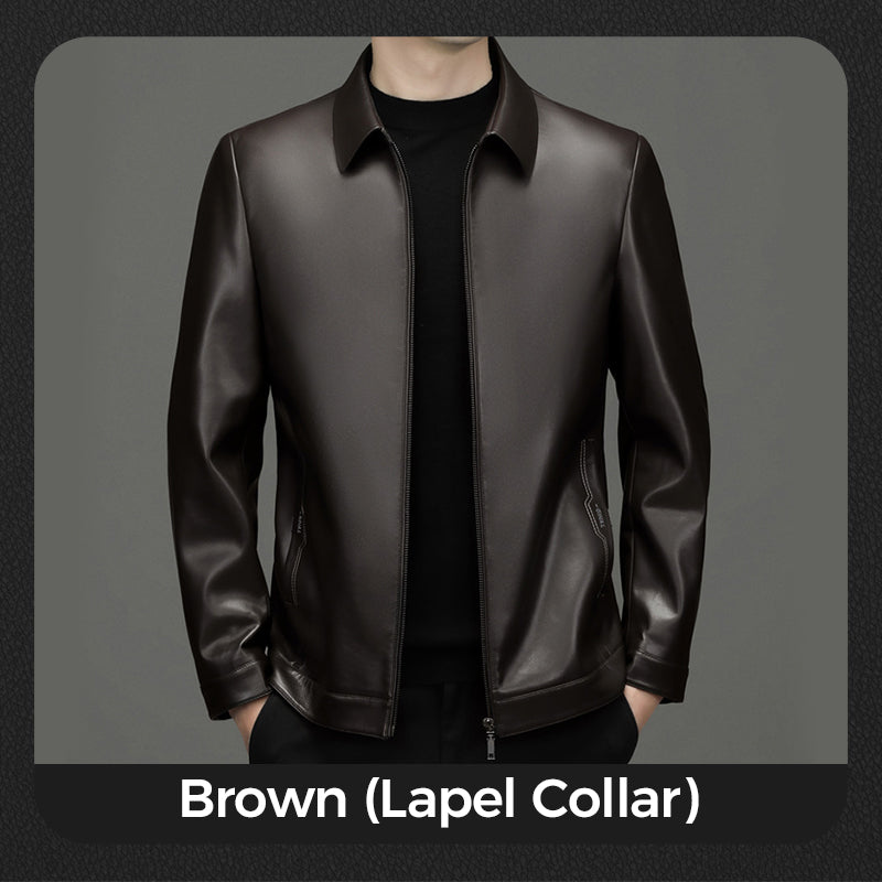 ⏳2025 New Arrivals🔥Fliwos® Men's Tough Style Leather Jacket💥