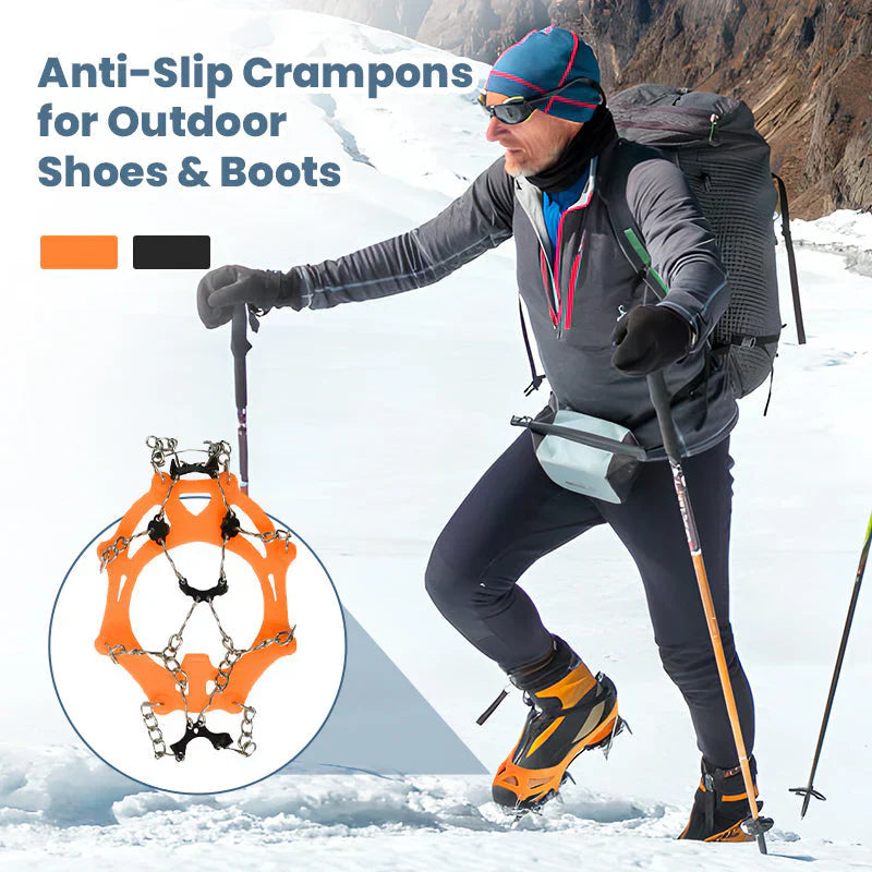 ❄️Hot Sale 48% OFF🔥Outdoor Anti-Slip Crampons for Hiking Boots & Shoes❄️