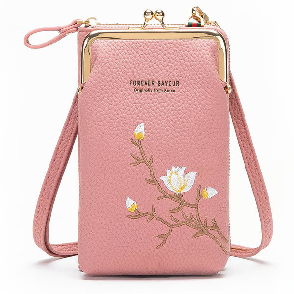 👜Big Sale Today: Get 53% OFF!!✨️Women Sling Cross-Body Wallet with Mobile Cell Phone Holder