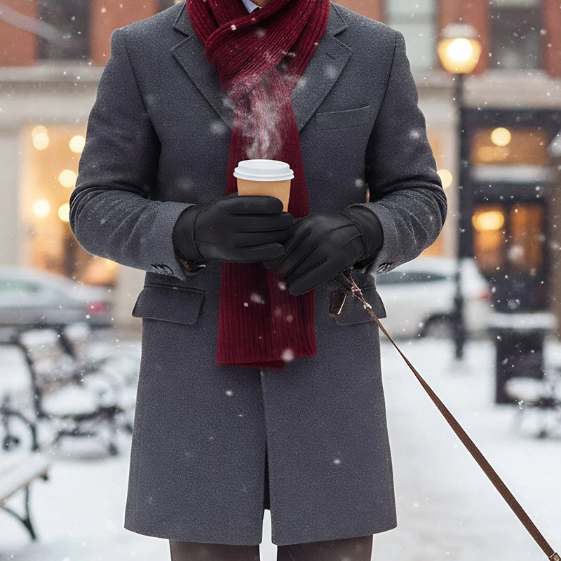 Today Only: 50% Off✨【Unisex Shearling Leather Warm Gloves—Windproof Fashion Essential】✨