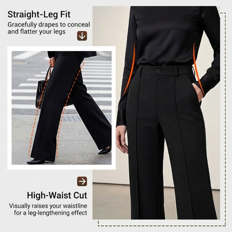 🎁2026 Final Hours Flash Sale ￡14.99!!⚡👖Women's High-Waist Dress Pants
