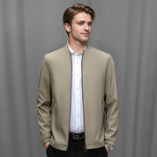 ✨Fliwos® Men's Standing Collar Zipper Casual Jacket