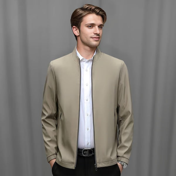 ✨Fliwos® Men's Standing Collar Zipper Casual Jacket