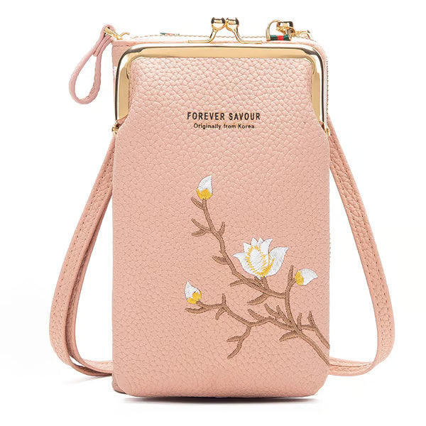 👜Big Sale Today: Get 53% OFF!!✨️Women Sling Cross-Body Wallet with Mobile Cell Phone Holder