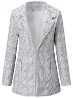 💐Big Sale-49% Off💕Women's Solid Color Pocket Long Sleeve Open Front Coat
