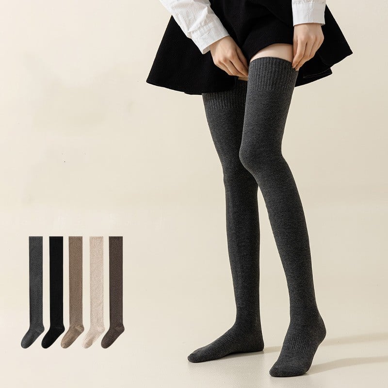 🔥Final Day: 53% OFF🧦Women's 100% Cotton Thermal Knee-High Socks