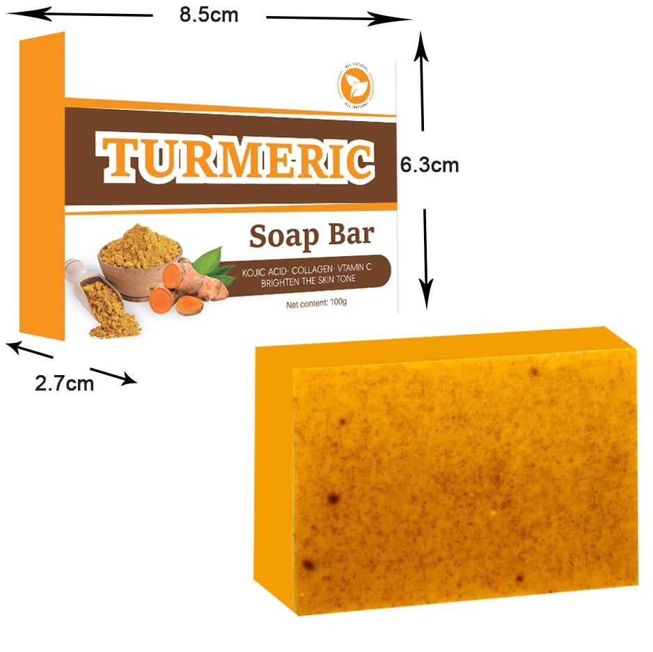 💖 Brightening Lemon, Turmeric & Kojic Acid Skin Soap