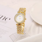 🎁Exquisite Crystal-Studded Ladies' Watch with Bracelet
