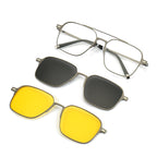 🔥😎3-in-1 Magnetic Anti-Glare Sunglasses for Safe Driving