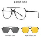 🔥😎3-in-1 Magnetic Anti-Glare Sunglasses for Safe Driving