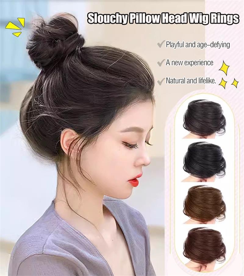 🎁Today's Flash Sale: Buy 1 Get 1 Free✨Upgraded Voluminous & Realistic Maruko Hair Ring