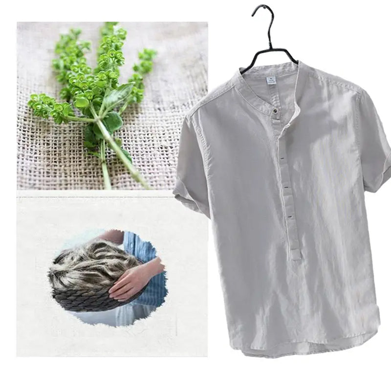 💥Simple&Practical, Cost-effective🔥Men's New Linen Casual Short Sleeve Shirt🔥