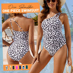 💖LAST DAY SPECIAL PRICE: ￡12.99!!💖Women's Cutout One Shoulder One Piece Swimsuit👙