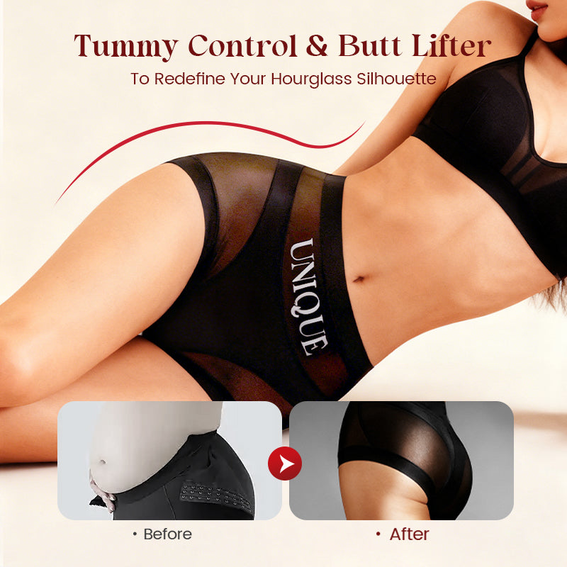 🌸New Year Special: £3.2/psc🌸Sexy Women's Breathable Antibacterial Tummy-Control Panties
