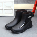 Drawstring-top Waterproof Rain Boots