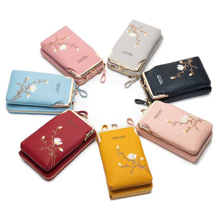 👜Big Sale Today: Get 53% OFF!!✨️Women Sling Cross-Body Wallet with Mobile Cell Phone Holder