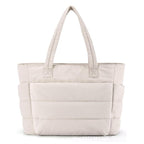 👜Women's Waterproof Quilted Bubble Design Tote Bag