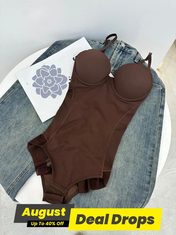 🏆Shapewear Bodysuit with Bra | Ruched Slimming Adjustable Waist✨