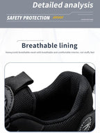 Knob-type anti-slip and anti-puncture 🛠️work safety shoes👟