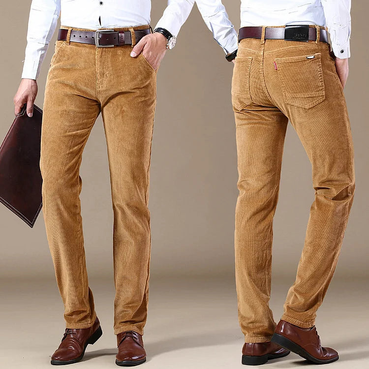 Men's Multicolor Corduroy Commuter Pants