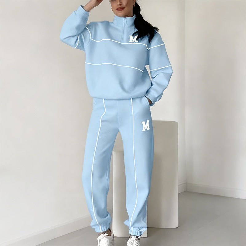 Casual Line Sweatshirt 2-Piece Set
