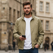 Men's Casual Zip-up Windbreaker