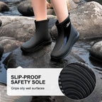 Drawstring-top Waterproof Rain Boots