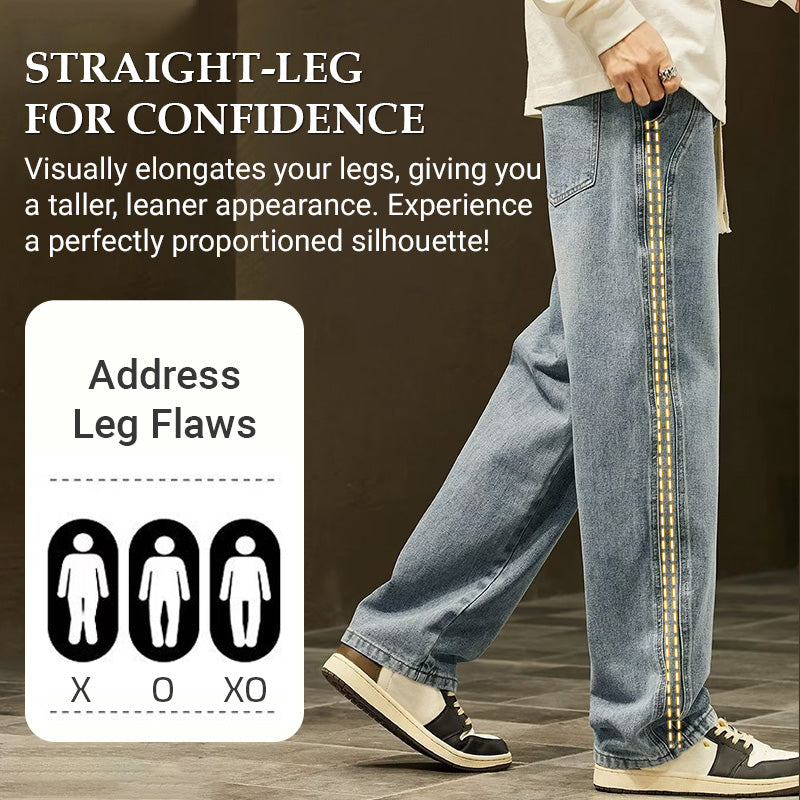 💎 50% OFF! 💎 Men's Loose Straight Jeans – Breathable, Relaxed Fit & Effortless Summer Style 👖