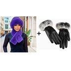 💝Valentine's Day Sale - 50% Off🔥Fluffy Fur Bucket Hat Warm Winter Hat + Free Matching Scarf ⏰
