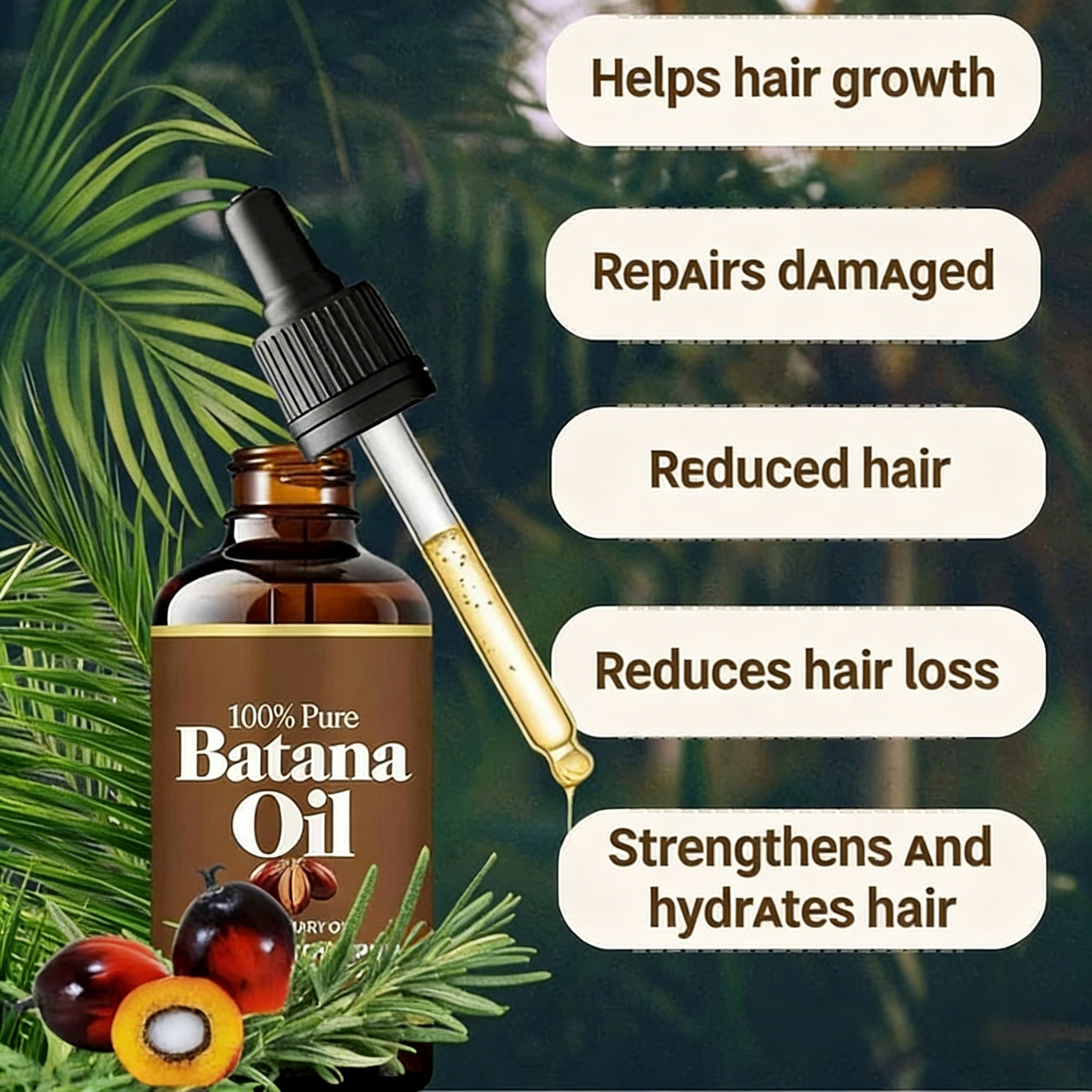 ✨HOT SALE🌿100% pure Batana oil for promoting Hair Growth, Nourishing the scalp