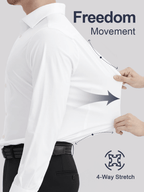 💥CLEARANCE👑Fliwos Men's TriProof Stretch Iron-free Shirts