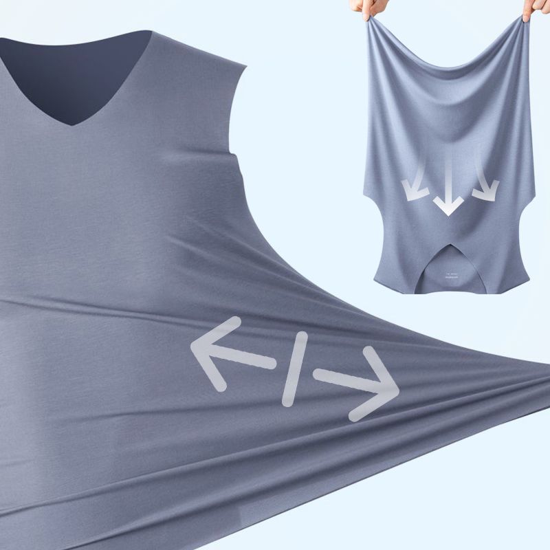 ✨New Arrival⏳✨Men’s V-neck Ice Silk Tank & Shorts 2-piece Set