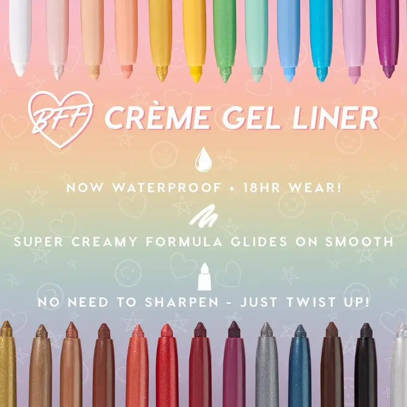 BUY 1 GET 1 FREE💕ColourPop® Creme Gel Liner - Waterproof 18HR Longevity Super Creamy Matte Smooth Gel Eyeliner for Easy Blending & Super Pigmented Shades 0.2g