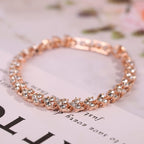 🎁Exquisite Crystal-Studded Ladies' Watch with Bracelet